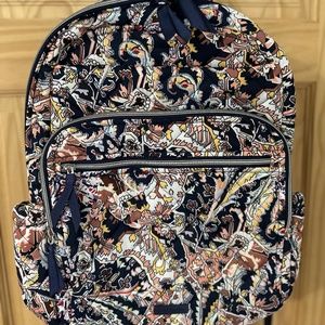 Vera Bradley XL Campus Backpack, Performance, Tangier Paisley